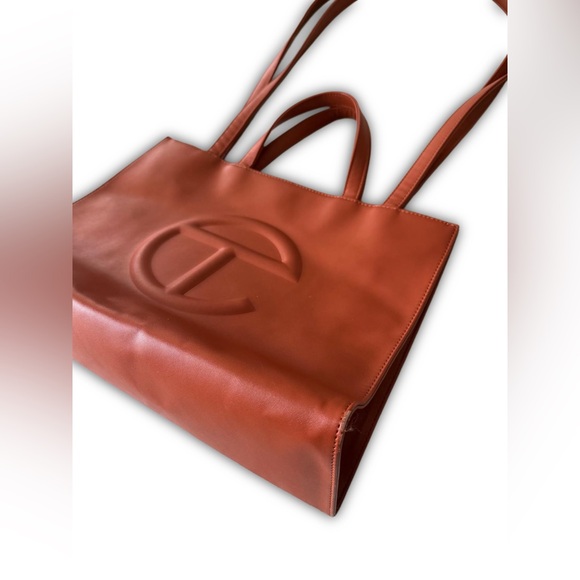 Telfar Medium Shopping Bag Tan w/ dustbag - Picture 9 of 11